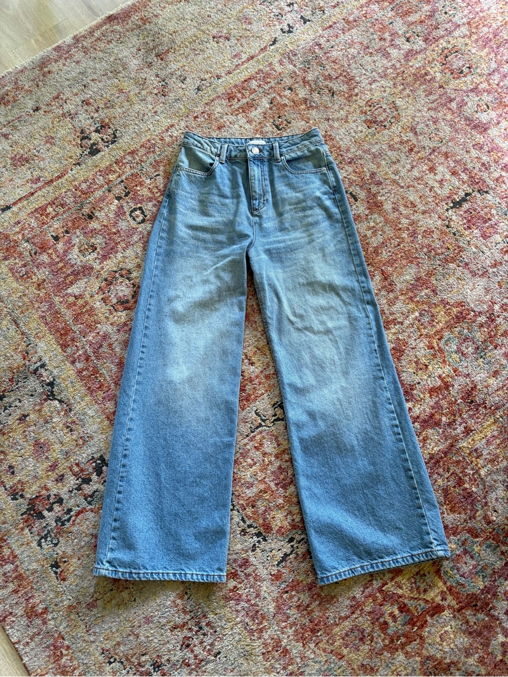 Gianni Bini Light Blue Denim Jeans with Contrast Stitching